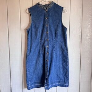 Vintage GAP Blue Denim Mini Dress